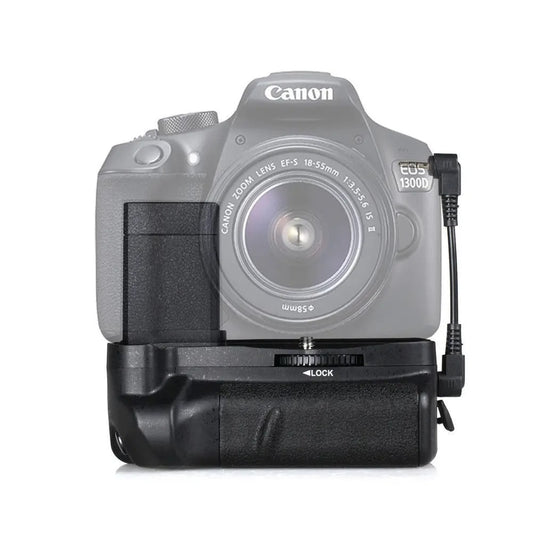 Battery Grip + 2x LP-E10 for Canon EOS 1100D/1200D