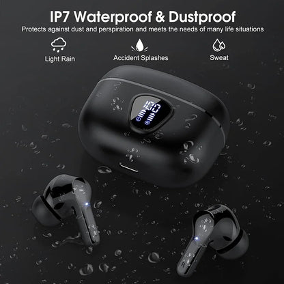 Wireless Earbuds BT 5.3 – Noise Cancelling & 48H Playtime