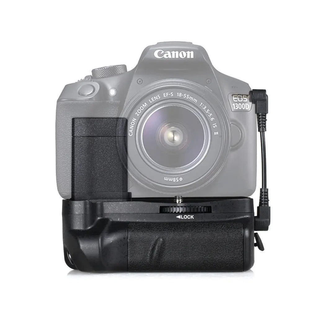 Battery Grip + 2x LP-E10 for Canon EOS 1100D/1200D