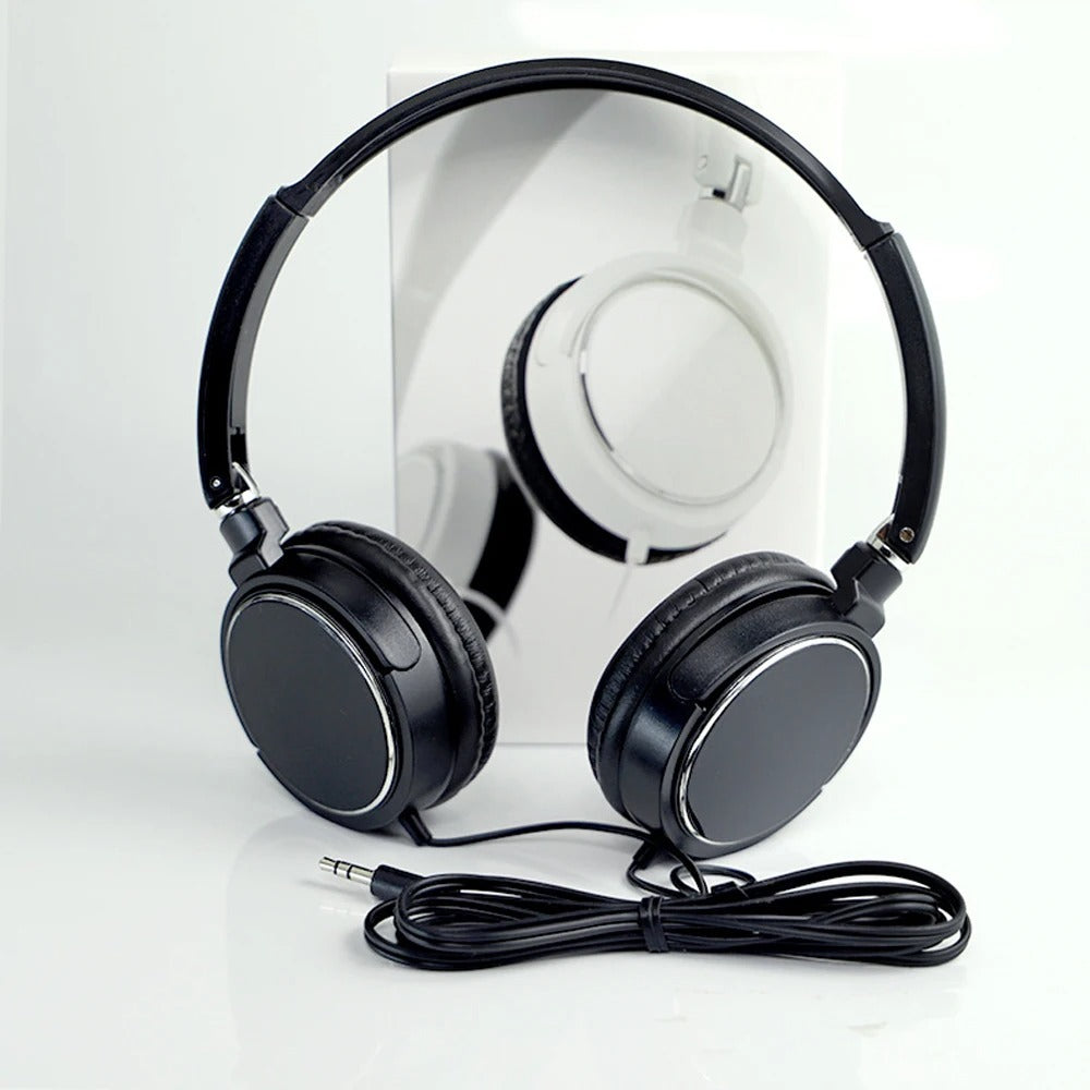Foldable Wired Headphones 3.5mm – Stereo Gaming Headset