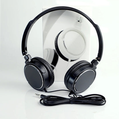 Foldable Wired Headphones 3.5mm – Stereo Gaming Headset