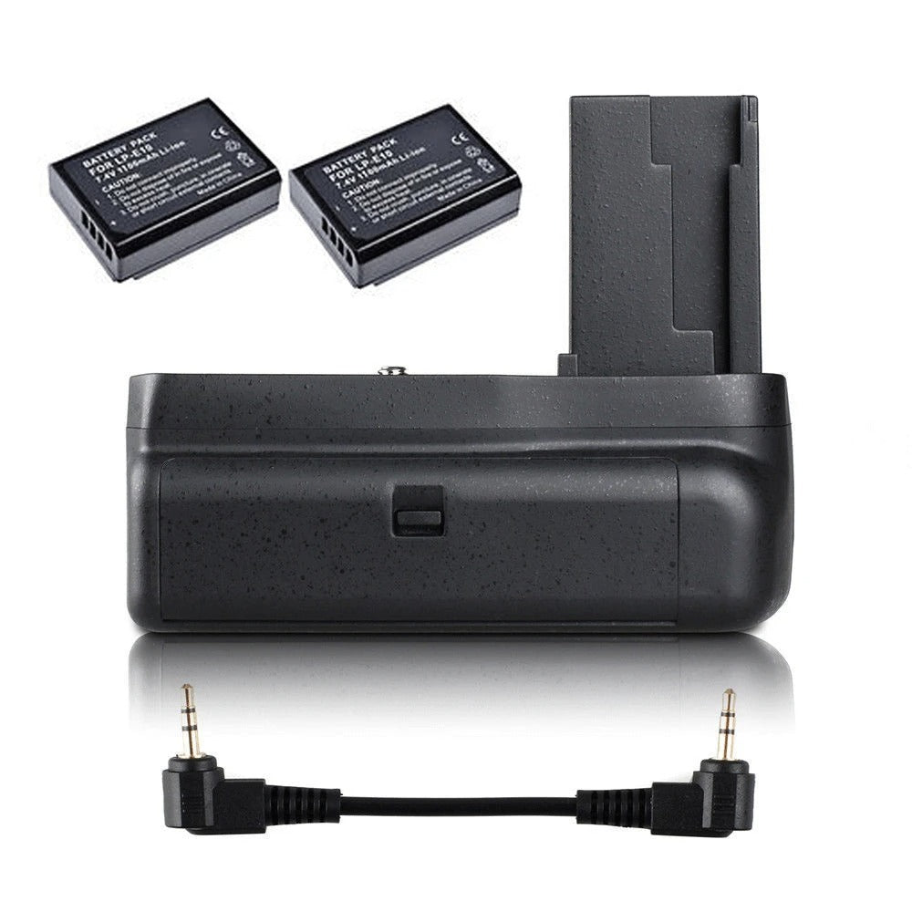 Battery Grip + 2x LP-E10 for Canon EOS 1100D/1200D