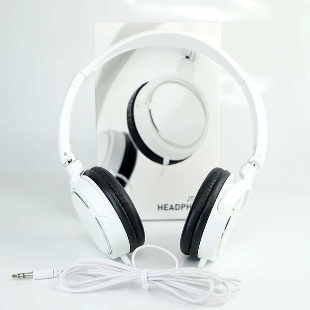 Foldable Wired Headphones 3.5mm – Stereo Gaming Headset