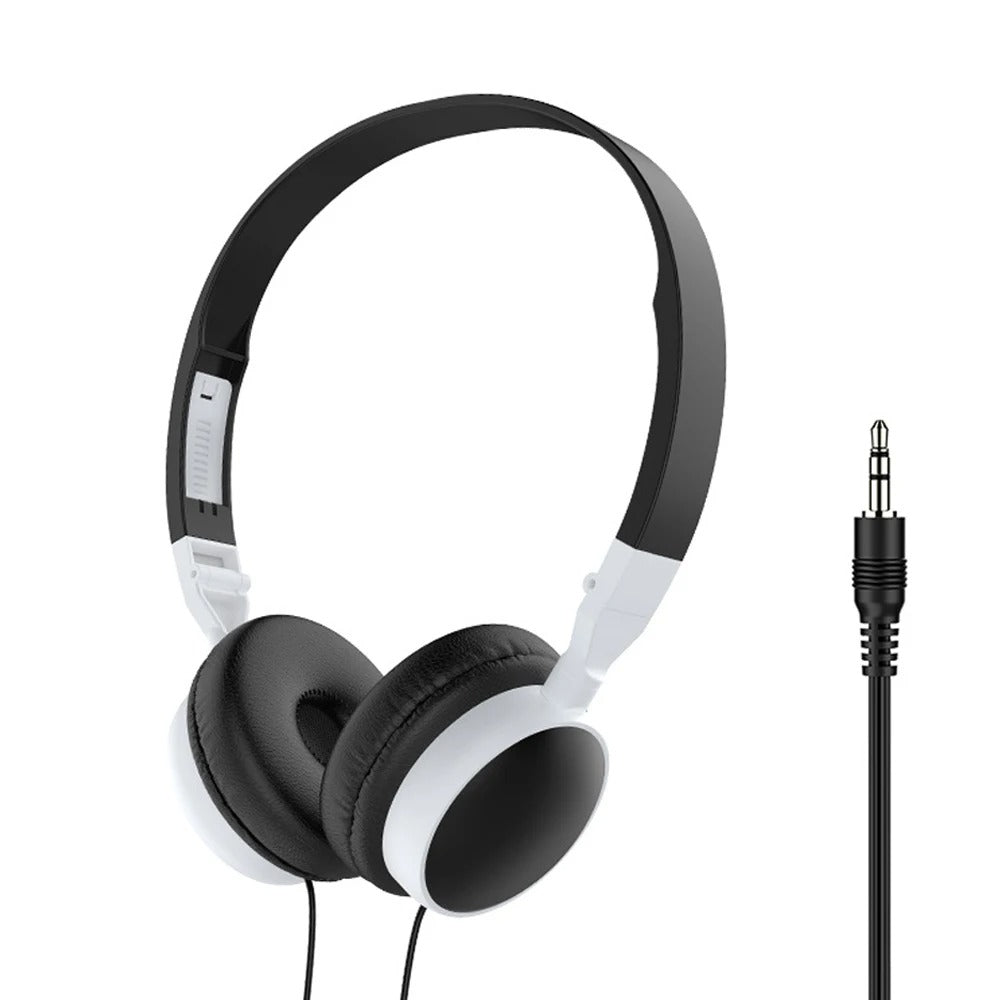Foldable Wired Headphones 3.5mm – Stereo Gaming Headset