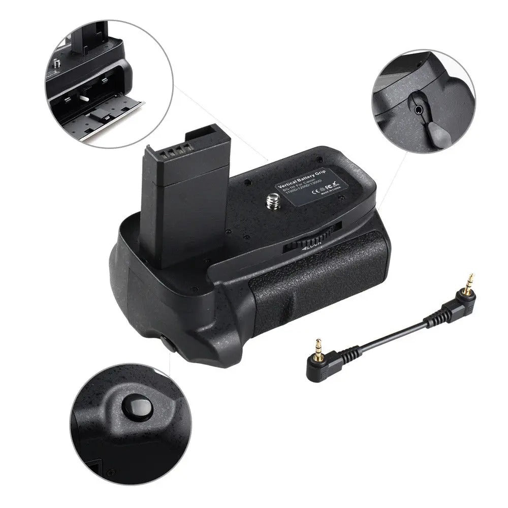 Battery Grip + 2x LP-E10 for Canon EOS 1100D/1200D