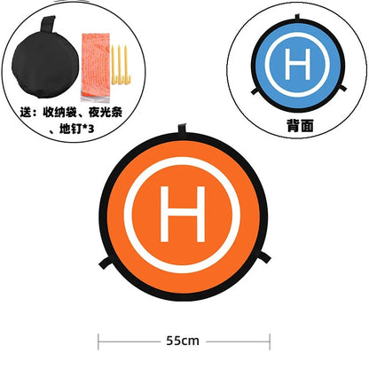 Foldable Drone Landing Pad 55cm – Universal for DJI